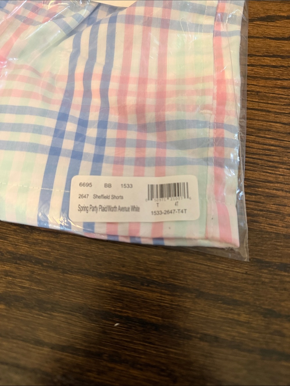 The Beaufort Bonnet Company Pastel Plaid Shorts - Pink, Blue, Sheffield - Picture 2 of 2